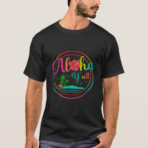 Aloha Hawaii Beach Sunset Summer Tropical Vacation T-Shirt