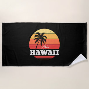 Aloha Hawaii Beach Towel