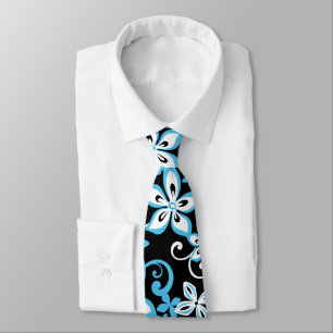 ALOHA HAWAII (BLACK/BLUE) TIE