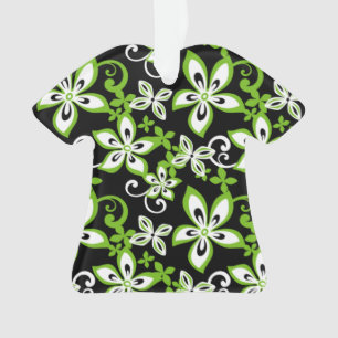 ALOHA HAWAII (BLACK/LIME) ORNAMENT