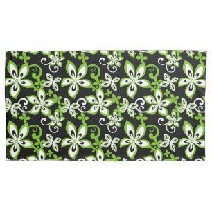 ALOHA HAWAII (BLACK/LIME) PILLOWCASE