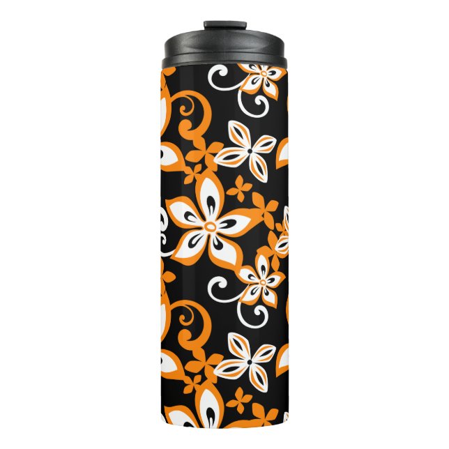 ALOHA HAWAII (BLACK/ORANGE) THERMAL TUMBLER (Front)