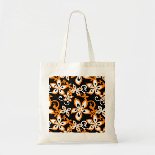 ALOHA HAWAII (BLACK/ORANGE) TOTE BAG