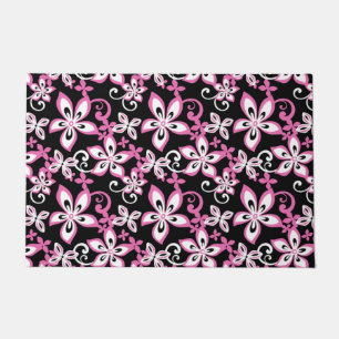 ALOHA HAWAII (BLACK/PINK) DOORMAT