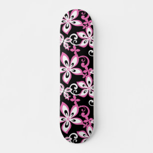 ALOHA HAWAII (BLACK/PINK) SKATEBOARD