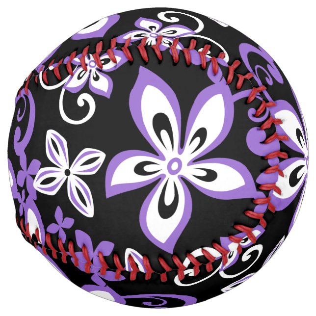 ALOHA HAWAII (BLACK/PURPLE) SOFTBALL (Front Right)