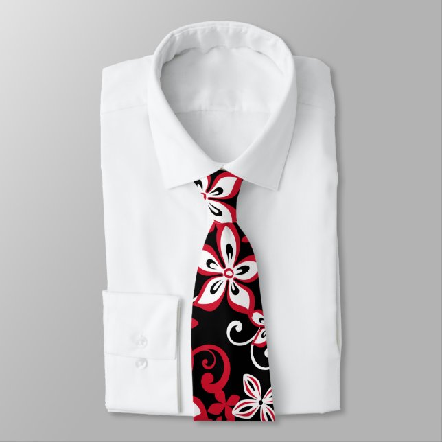 ALOHA HAWAII (BLACK/RED) TIE (Tied)