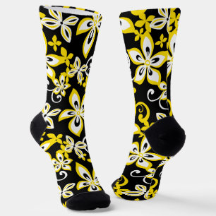 ALOHA HAWAII (BLACK/YELLOW) SOCKS