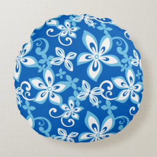 ALOHA HAWAII (BLUE x 2) Round Cushion