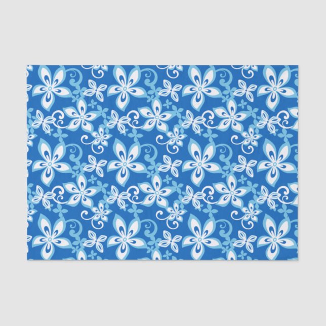 ALOHA HAWAII (BLUE x 2) Tissue Paper (Front)