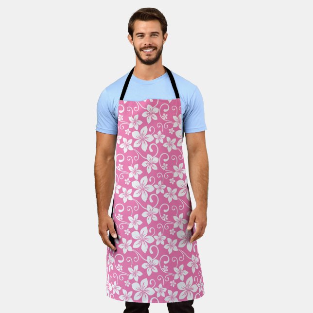 ALOHA HAWAII (BUBBLEGUM PINK) APRON (Worn)