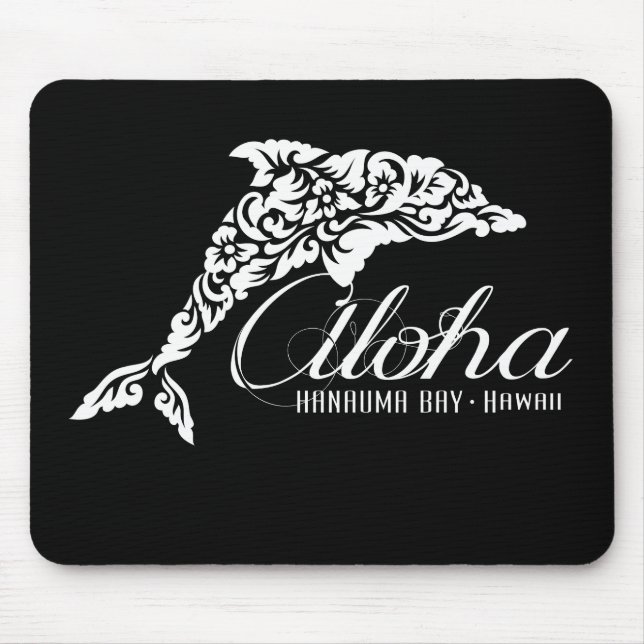 Aloha Hawaii Dolphin Mouse Mat (Front)