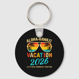 Aloha Hawaii Family Trip Making Artwork Key Ring