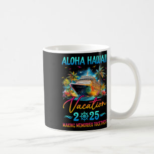 Aloha Hawaii Family Vacation 2025 Matching Group S Coffee Mug