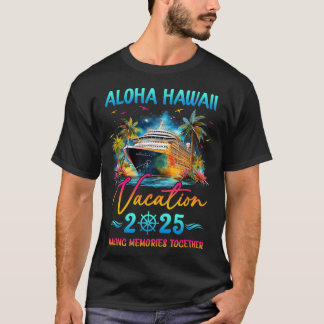 Aloha Hawaii Family Vacation 2025 Matching Group S T-Shirt