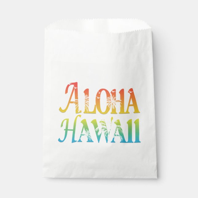 Aloha Hawaii Favour Bags (Front)