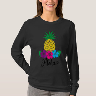 Aloha Hawaii From The Island Feel The Aloha Flower T-Shirt