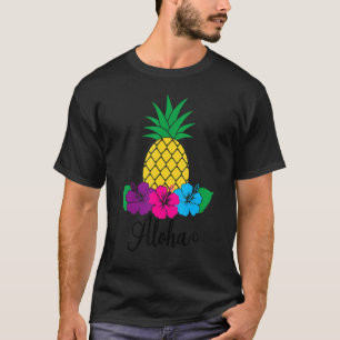 Aloha Hawaii From The Island Feel The Aloha Flower T-Shirt