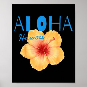 Aloha hawaii from the island - feel the aloha poster