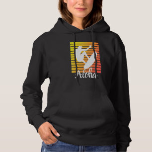 Aloha Hawaii Hawaiian Island Palm Beach Surfboard Hoodie