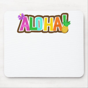 Aloha Hawaii Hawaiian Island Surfing Tropical Mouse Mat
