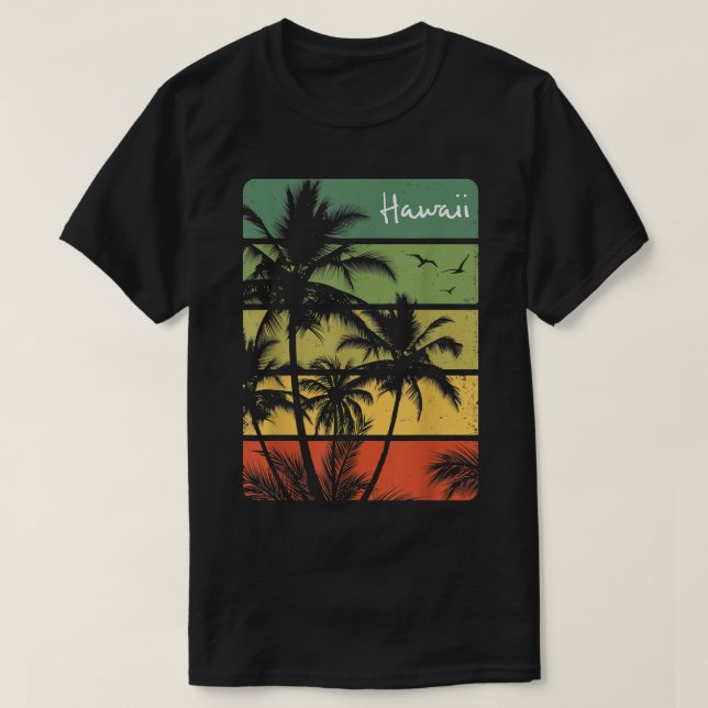 Aloha Hawaii Hawaiian Island T shirt Vintage 1980s (Design Front)