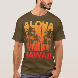 Aloha Hawaii Hawaiian Island TVintage 1980s Throwb T-Shirt