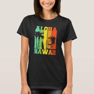 Aloha Hawaii Hawaiian Palm Beach Vintage Surf T-Shirt