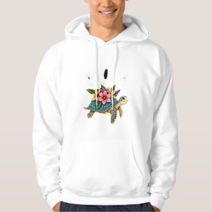 Aloha Hawaii Hawaiian-Shirt Turtle Hibiscus Kids G Hoodie
