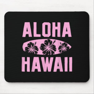 Aloha Hawaii Hawaiian Summer Tropical Gift Mouse Mat