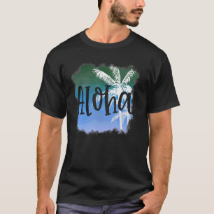 Aloha Hawaii Hawaiian Vacation Aloha Hawaii Palm T T-Shirt