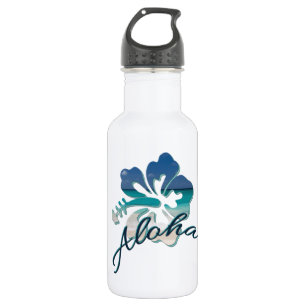 Aloha Hawaii Hibiscus Flower 532 Ml Water Bottle