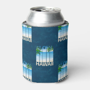 Aloha Hawaii Island Summer Islands Can Cooler