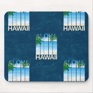 Aloha Hawaii Island Summer Islands Mouse Mat