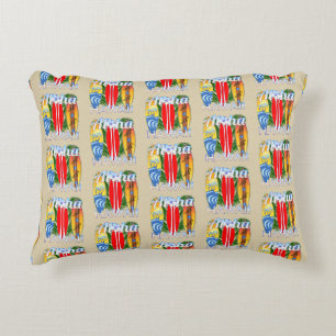 Aloha Hawaii Island Surfing Decorative Cushion