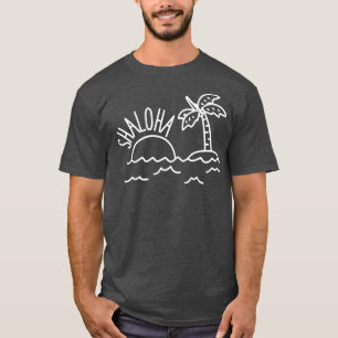 Aloha Hawaii Jewish Shaloha Hebrew Shabbat T-Shirt