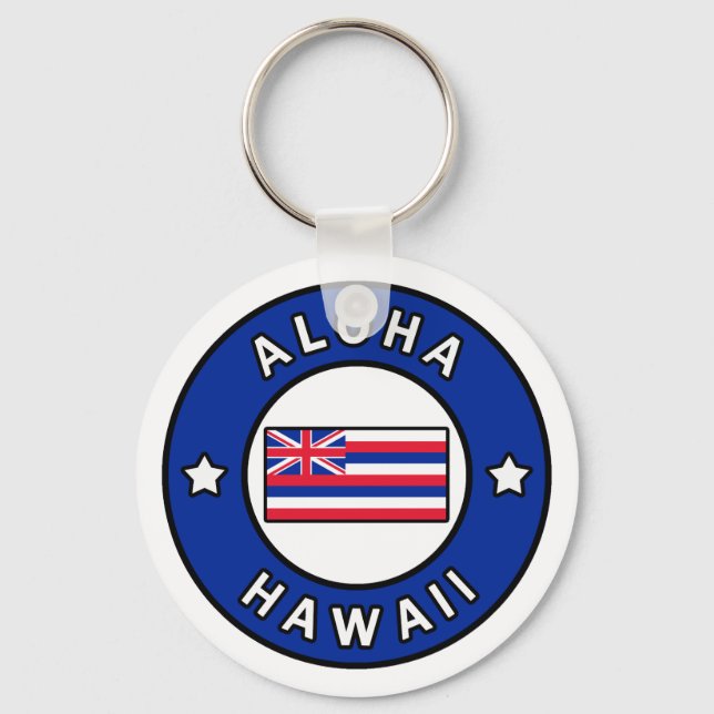 Aloha Hawaii Key Ring (Front)