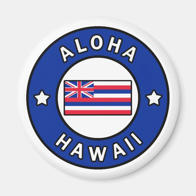 Aloha Hawaii Magnet (Front)