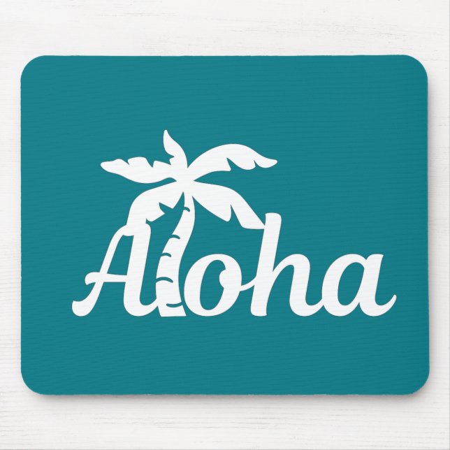 Aloha Hawaii Mouse Mat (Front)