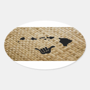 Aloha Hawai'i Oval Sticker