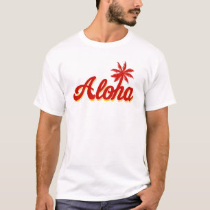Aloha Hawaii Palm Tree tee