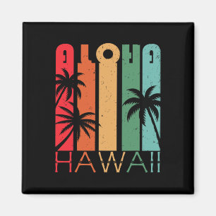 Aloha Hawaii Palm Tree Tropical Hawaiian Island Lo Magnet