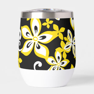 ALOHA HAWAII PATTERN IN BLACK/YELLOW