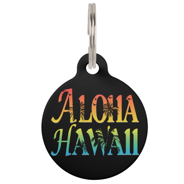 Aloha Hawaii Pet Tag (Front)