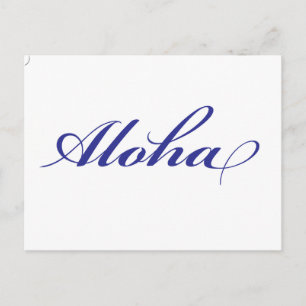 Aloha Hawaii Postcard