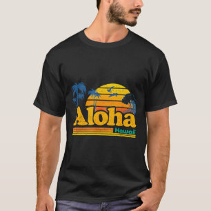 Aloha hawaii - retro summer break palm beach T-Shirt