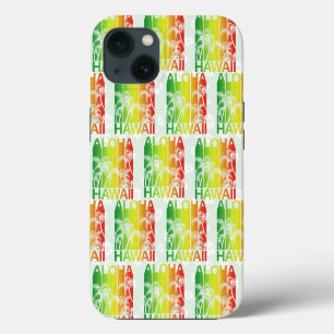 Aloha Hawaii Retro Summer Floral iPhone 13 Case