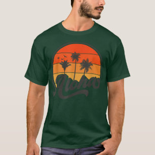 Aloha Hawaii Retro Vintage Sunset T-Shirt