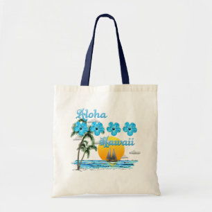Aloha Hawaii Sailing Sunset Tote Bag