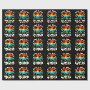 Aloha Hawaii Sea Sand Sun 2026 Wrapping Paper